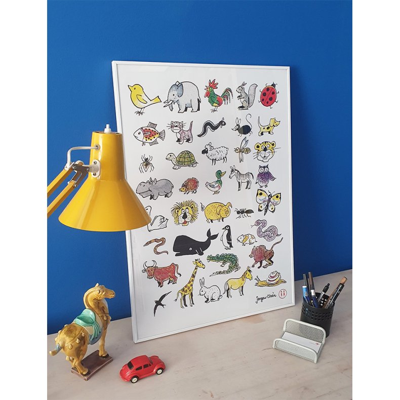 Plakat - Clevins Dyr